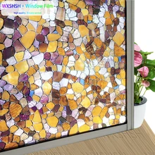 0,9*2 м огнеупорные статические декоративные конфиденциальности ПВХ оконные пленки не клейкая наклейка матовое стекло термоконтроль анти чехол для защиты от УФ для дома