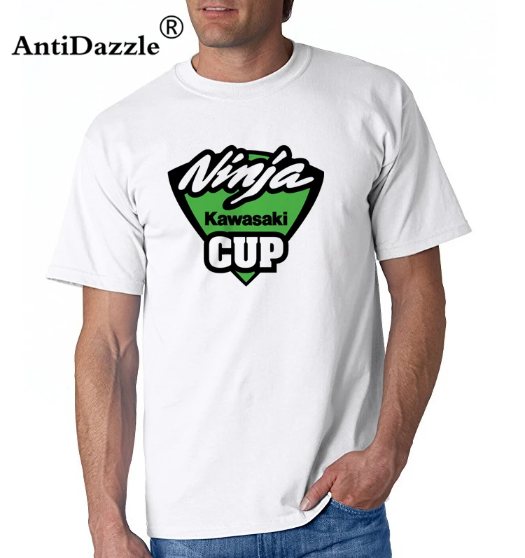 Пользовательские рабочие футболки Kawasaki кружка ниндзя Homme Pre-хлопковая одежда с коротким рукавом стиль взрослые модные футболки