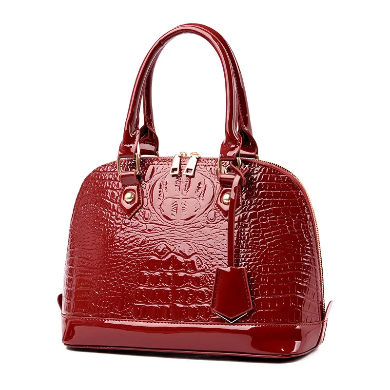 

2019 Autumn And Winter New Style WOMEN'S Bag Europe And America Fashion Alligator Print Handbag Shoulder Bag Oblique Bag WOMEN'S