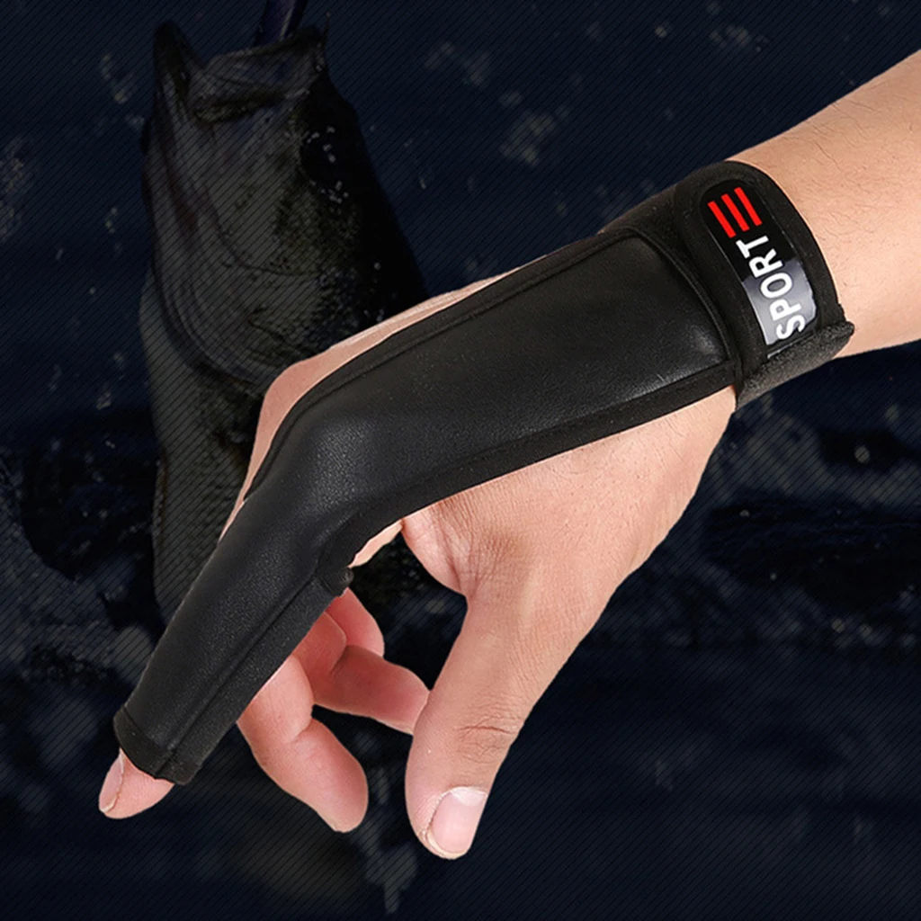 Adjustable Fishing One Finger Gloves Single Finger Stall Protector Glove
