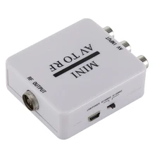 AV to RF Video Converter RF67.25Mhz61.25MhzAV to RF Amplifier TV Switcher Low power, No power adapter