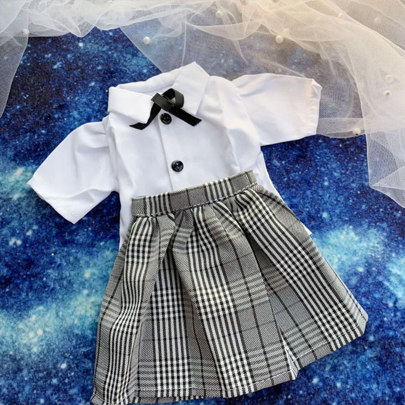 Кукла Одежда 1/3 BJD одежда рубашка+ юбка Студенческая одежда костюм для 1/3 bjd кукла аксессуары для 60 см 1/3 bjd кукла s