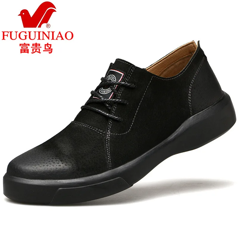 

FGN MEN'S SHOES Fashion England Versatile Youth Short Boots Spring And Autumn Low Top Fashion Casual Leather Shoes Men Single Sh