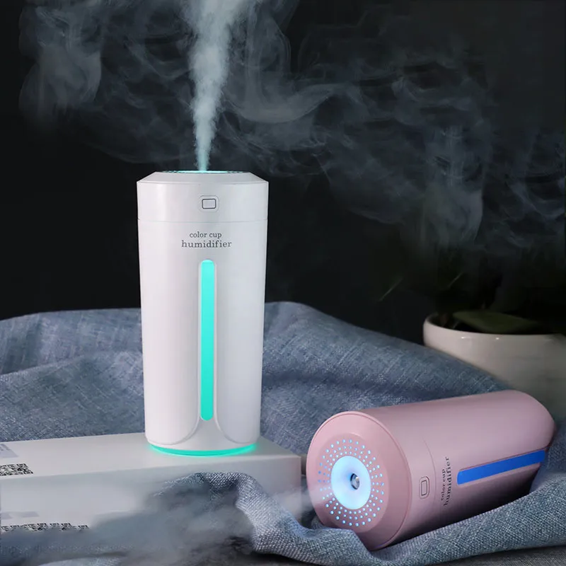 Home Car LED Aroma Ultrasonic Humidifier USB Essential Oil Diffuser Air Purifier