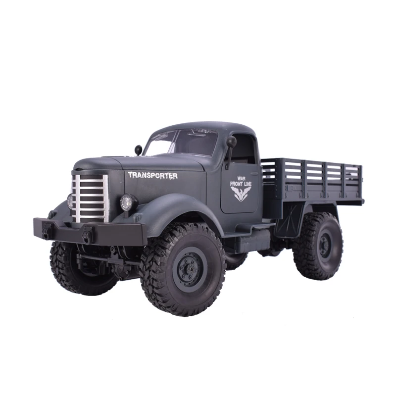 JJRC Q61 1:16 RC машина 2,4G пульт дистанционного управления 4 колеса гусеничный внедорожный военный Радиоуправляемый грузовик электрическая игрушка для детей
