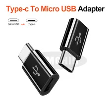 Type C к Micro USB адаптер OTG конвертер для samsung s8 huawei P10 P9 зарядное устройство для трансмиссии разъем