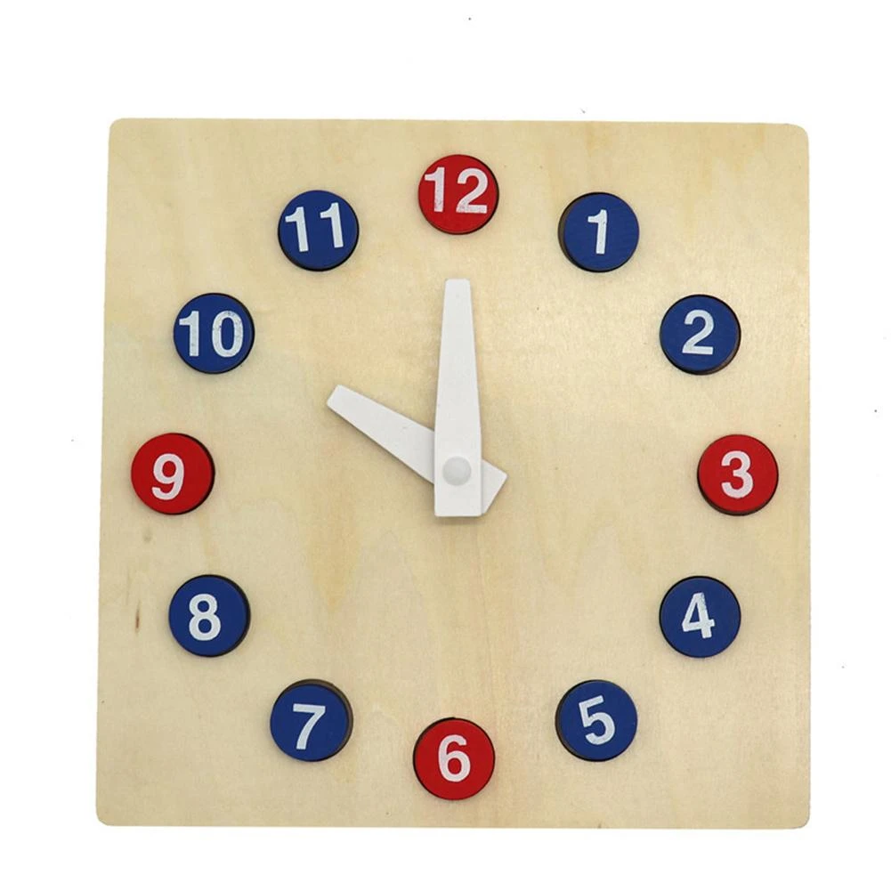 Wooden Puzzles Learning Clock Time Telling Activity Kindergarten Teaching  Aid Time Clock Children Kids Toy For Children Kid Gift - Calendar & Time -  AliExpress