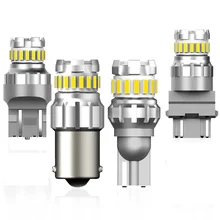 2x 1200LM 1156 BA15S P21W светодиодный W16W T15 BAY15D светодиодный лампы 1157 P21/5 Вт R5W 4014SMD 3157 3157 7440 7443 авто лампы противотуманных фар автомобиля светодиодный светильник