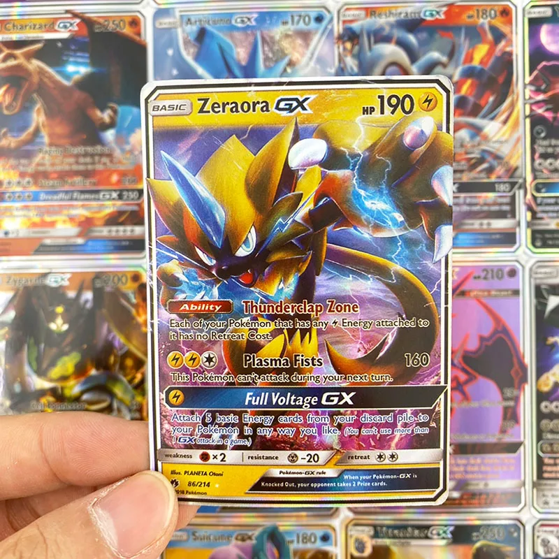 200 шт TAKARA TOMY GX карточки с покемонами Мега сияющая карточная игра битва Carte торговая игра детская игрушка «Покемон»