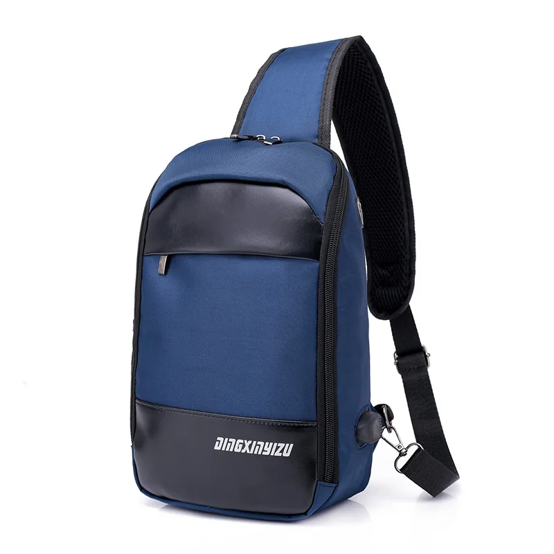 

Korean-style New Style Waterproof Men's Shoulder Oblique Chest Pack Outdoor Riding Storage Small Shoulder Bag Printed Logo