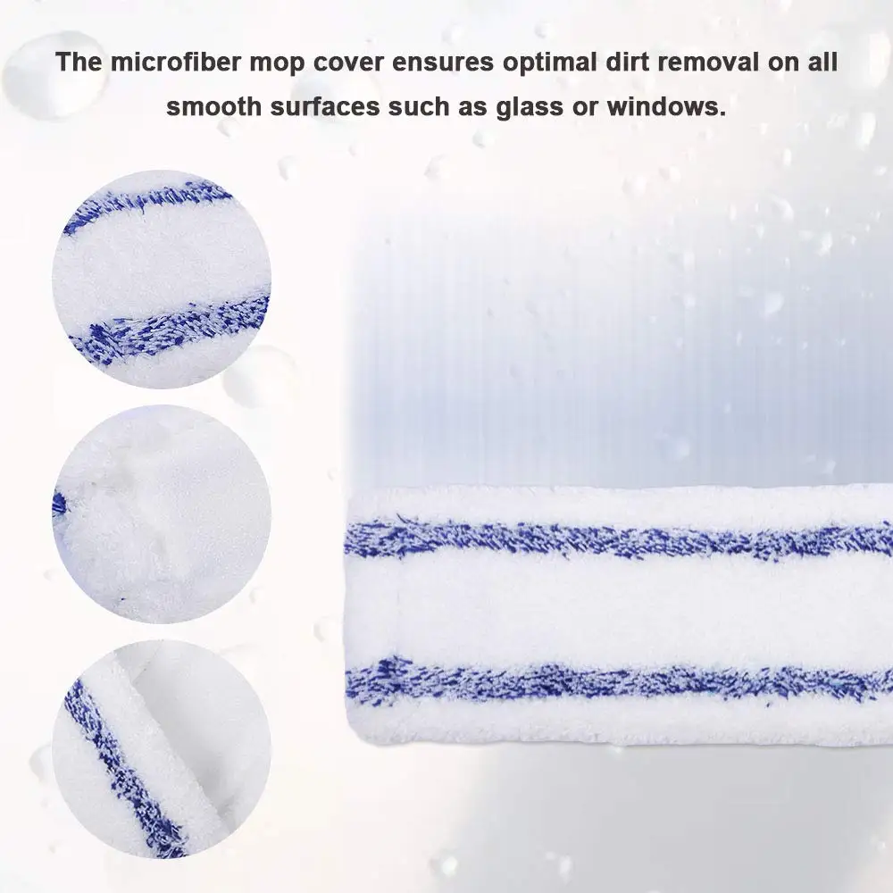 Microfibre Mop Cover for Karcher Window Cleaner for Karcher Window Vac WV 2 WV5, WV 2 WV5 Plus Cloth Microfiber Mop Indoor