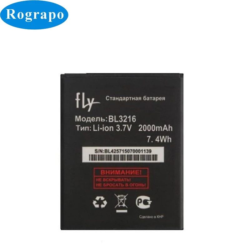 Аккумулятор BL3216 2000 мА · ч для Fly IQ4414 Quad мобильный телефон | Мобильные телефоны и
