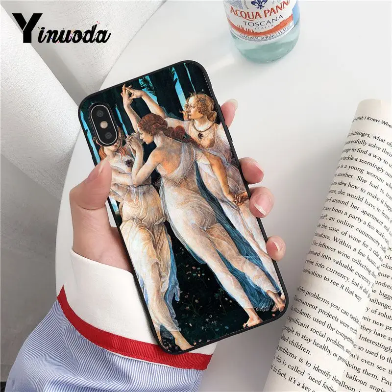 Yinuoda художественные картины Рождение Венеры клиента высокого качества чехол для телефона iPhone 8 7 6 6S Plus 5s SE XR X XS MAX Coque Shell - Цвет: A14
