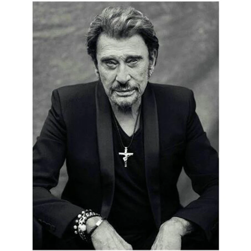5d Diy Diamond Painting Full Square Round Johnny Hallyday Portrait France Singer Diamond Mosaic 3d Diamond Embroidery Wg1256 Diamond Painting Cross Stitch Aliexpress