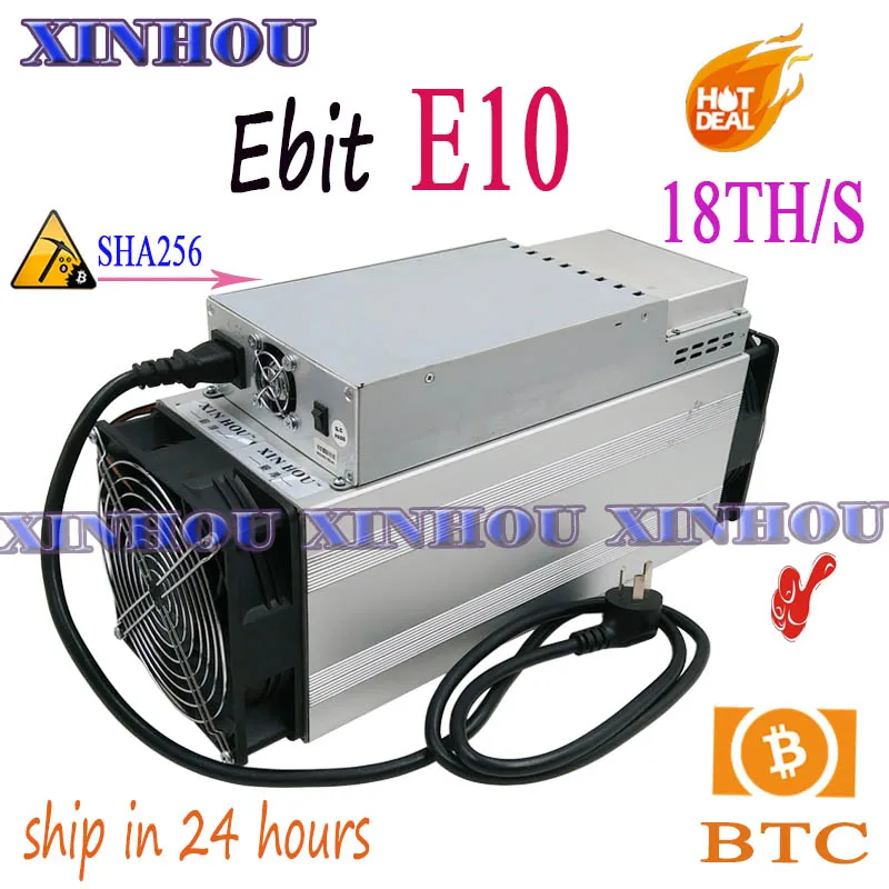 Б/у BTC BCH Miner Ebit E10 18T SHA256 Asic с PSU bitcoin mining лучше, чем antminer s9 S11 T15 S15 B7 Z11 M3 M10 T1 T2T T3 Б/у BTC BCH Miner Ebit E10 18T SHA256 Asic с PSU bitcoin mining лучше, чем antminer s9 S11 T15 S15 B7 Z11 M3 M10 T1 T2T T3