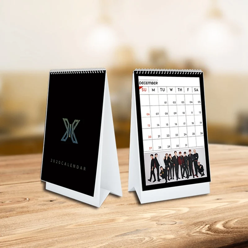 Kpop Produce101 X1 Настольный календарь модный K-POP XONE X1 мини-календарь Настольный календарь для фанатов Коллекция подарков