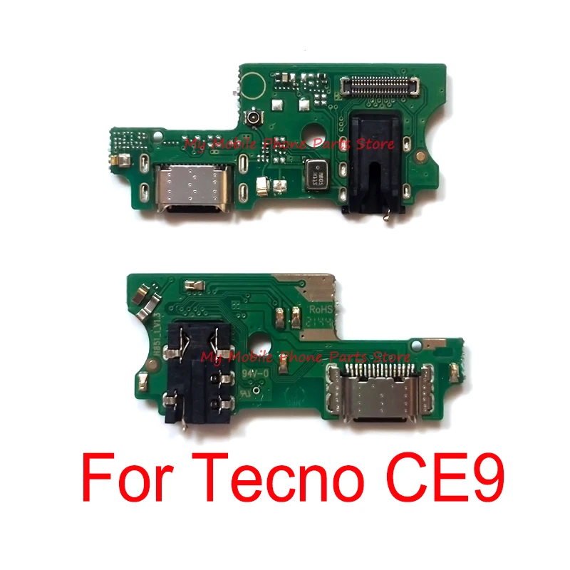 

2 PCS For Tecno Camon 16 Premier USB Charging Port Dock Connector Board Flex Cable For Tecno CE9 Charge Charger Board Flex