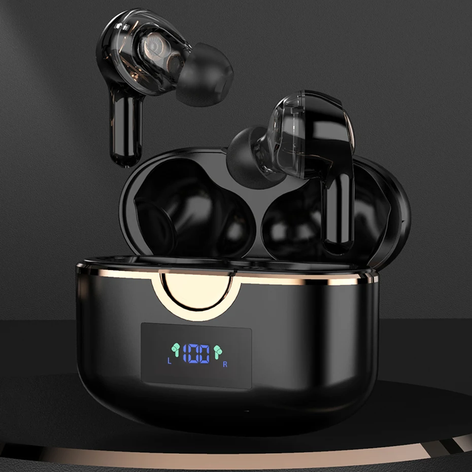 TiYiViRi наушников TWS Bluetooth 5 1 In ear Беспроводной сенсорный наушник бас стерео наушники
