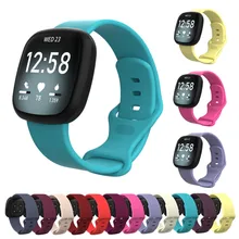 

Watch Strap for Fitbit Versa 3 Band Sport Silicone Wristband Replacement Belt for Fitbit Sense Smart Watch Bracelet Correa