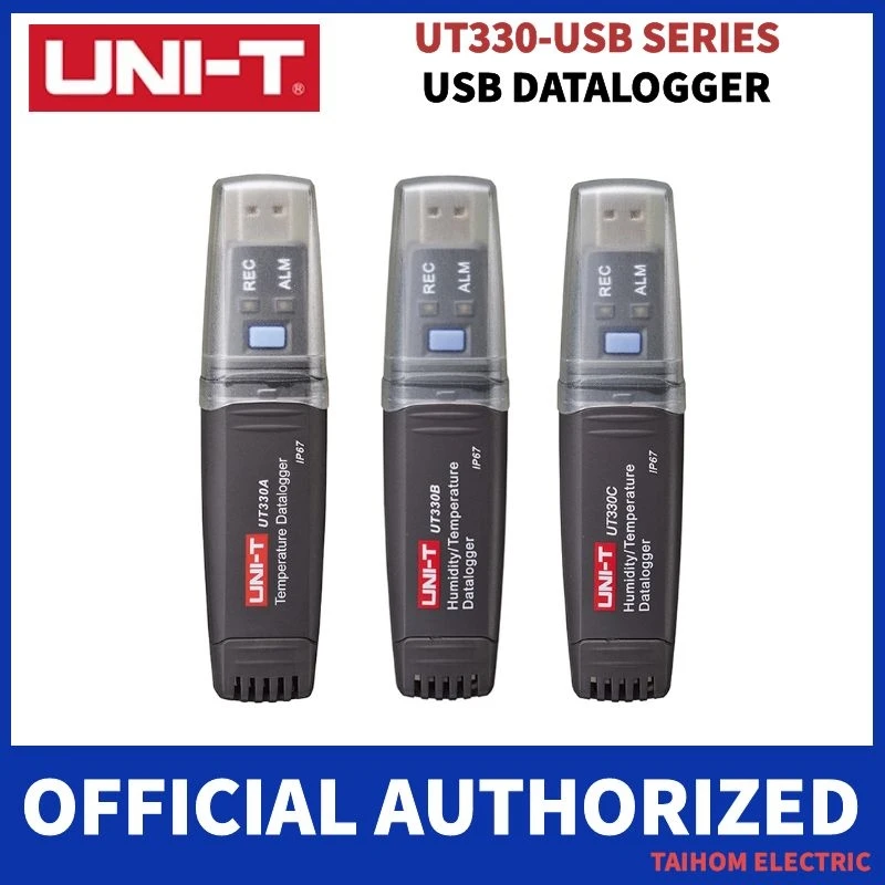 UNI-T UT330 Series USB Datalogger Temperature Humidity Atmospheric Pressure Measure Data Logging Waterproof Dustproof Hygrometer |