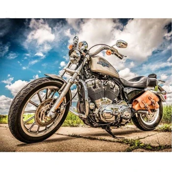 

diy Diamond painting motorbike cross-stitch Full Drill Square Round mosaic Picture Of Rhinestone embroidery diamond puzzle L620
