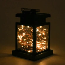 30 шт. светодиодный Солнечный фонарь открытый подвесной водонепроницаемый светильник s с 30 шт. теплый светильник светодиодный s для сада патио ландшафтного украшения