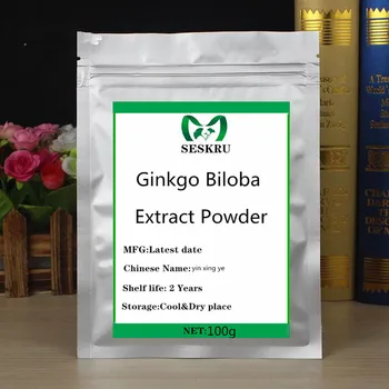 

100% Pure Ginkgo Biloba Extract Powder Ginkgo Saponin Cardio-Brain Health Vasculant for Improving Memory