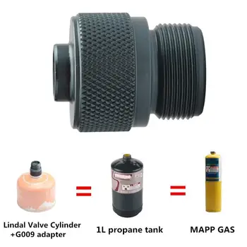 

For Outdoor Camping Lindal Valve Tank to Welding Propane Cylinder Converter for Outdoor Picnic Camping Supplies