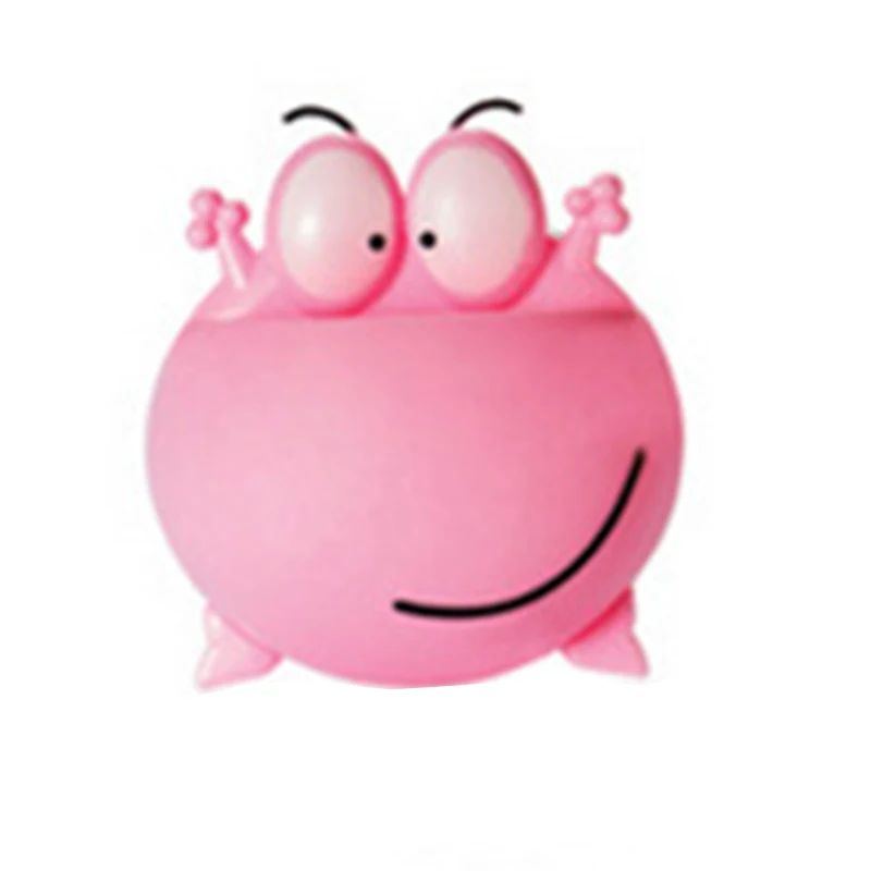 pink 12cmx13cmx5.1cm Держатель для зубных щеток Милая Божья коровка домашняя ванная комната настенное крепление присоска зубная паста стеллаж для хранения зубных щеток для детей - Цвет: pink 12cmx13cmx5.1cm