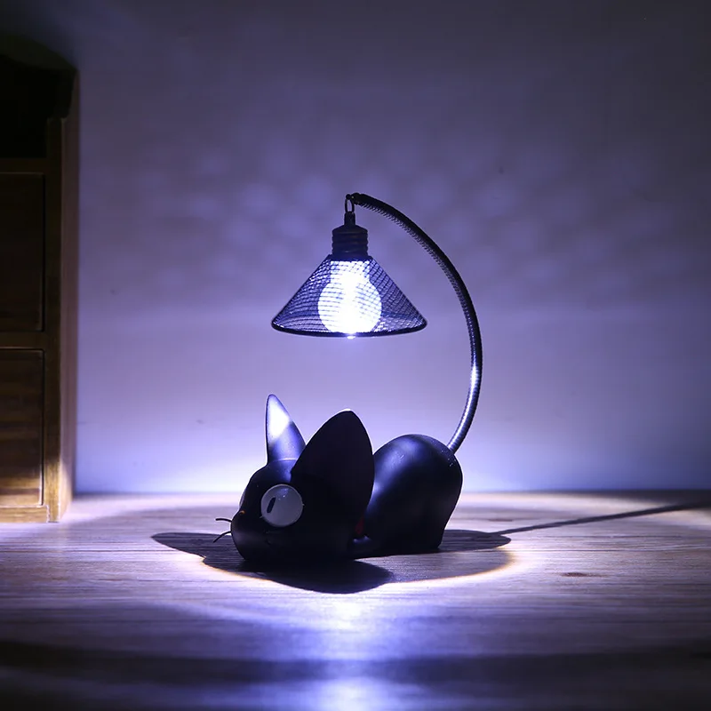 Cute Cartoon C Active Resin Cat Animal LED Night Light Home Decoration Children's Gifts Cat Learning Light Battery-powered Lamp Cute Cartoon C Active Resin Cat Animal LED Night Light Home Decoration Children's Gifts Cat Learning Light Battery-powered Lamp