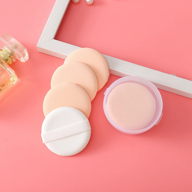 7 шт., воздушная подушка, BB puff, универсальная основа, CC крем, губка для макияжа, хлопковая круглая спонж, спонж, влажный и сухой макияж, инструменты
