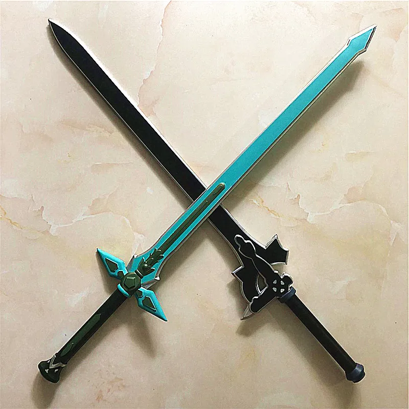 80 см меч онлайн Sao Asuna оружие 1: 1 фигурка киригая Kazuto Elucidator/Темный пульсор меч для костюмированного представления PU Хоббит - Цвет: whiteblack