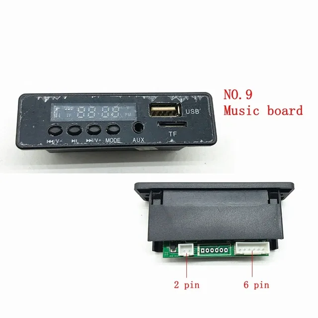 Детский Электрический автомобиль Bluetooth музыкальный плеер с USB интерфейсом MP3 музыкальная версия чип, 12 в музыкальный плеер аксессуары для динамиков - Цвет: No.9