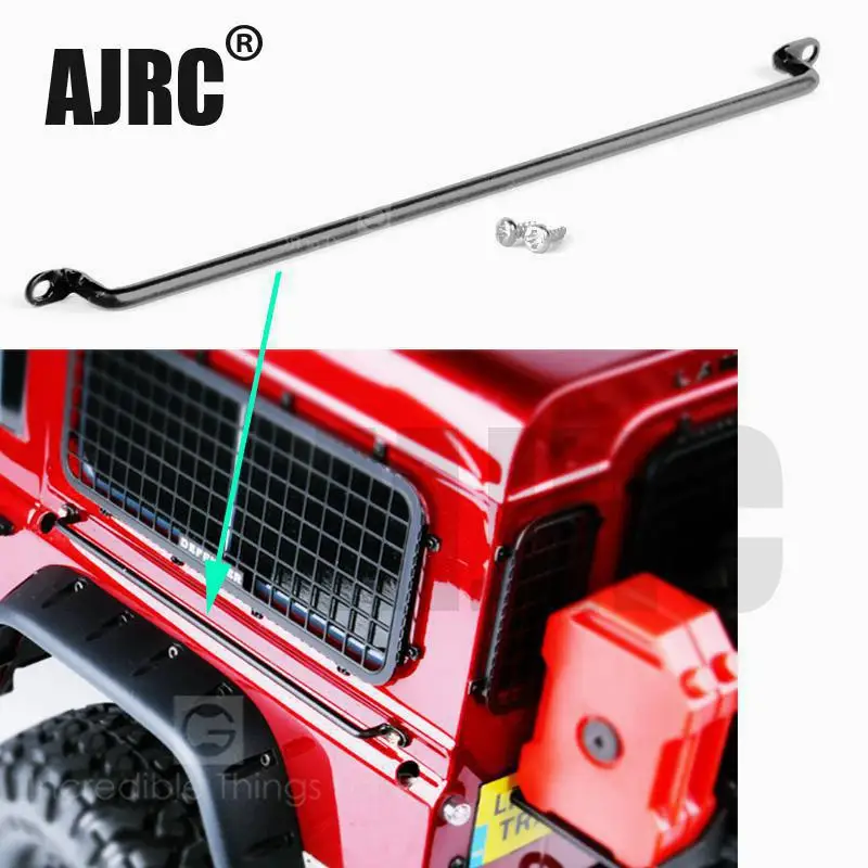 

1/10 Rc Rock Crawler Truck Traxxas Trx4 CC01 D90 D110 AXIAL SCX10II 90046 RR10 TRX-6 TACTICAL UNIT 1/10 Car Shell Metal Handrail