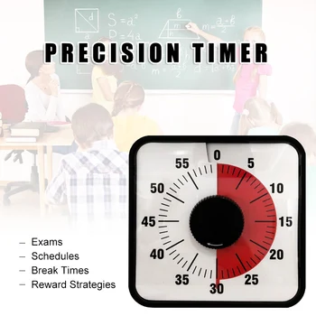 

Visual Timer 60 Minute Timing Set Back Leg Stands Countdown Timer MYDING