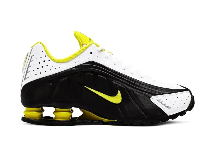 NIKE SNEAKERS SHOX R4 black white 