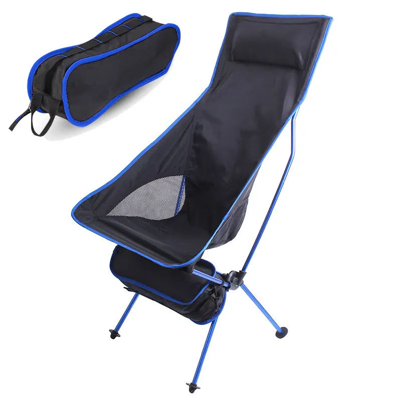 outdoor furniture cushions Portable Folding Outdoor Camping Chair Oxford Cloth Lengthen Camping Seat for Fishing Festival Picnic BBQ Beach Ultralight Chair Camping Table Foldable Outdoor  Outdoor Furniture