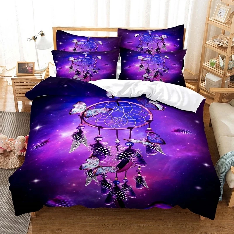 Simple Dreamcatcher Bedding Set 2/3pcs Bed Sets Twin Full Queen King Size Adult Child Luxury Family Duvet Cover