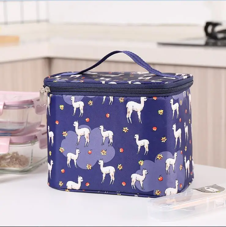 US STOCK Childrens Kids Adult Lunch Bags Insulated Cool Bag Picnic Bags School Lunchbox - Цвет: 4