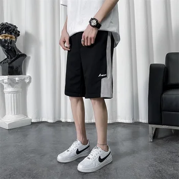 

Men's Shorts Summer New Korean-Style Loose Straight Fit Sports Bib Overall Hong Kong Style Ins Casual