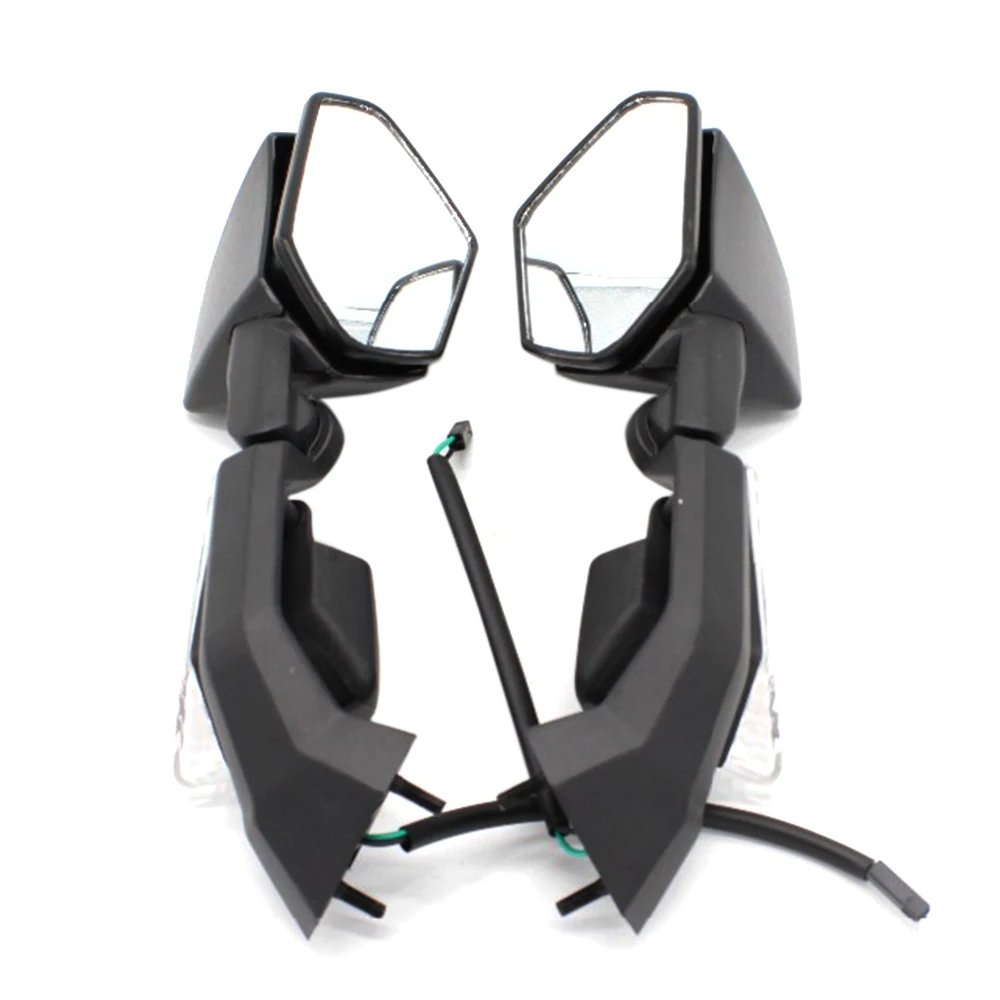 Motorcycle Side Mirror Rearview Turn Signal Rear View For KAWASAKI