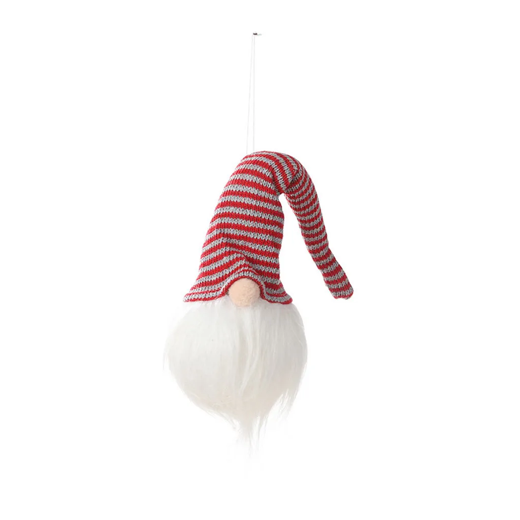 Forest Faceless Doll Glow Pendant Christmas lights Hanging Ornaments New Year's home decor Christmas lights outdoor Navidad