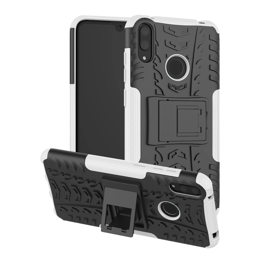 TPU+ PC сверхпрочный бронированный жесткий чехол для телефона с подставкой для huawei Y5 Y6 Y7 Prime 5,99 Y9 Y 5 Y 6 Y 7 Y 9 Y7 Pro