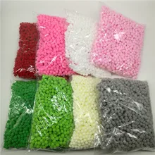 2000 шт, 8 мм, много вариантов, помпоны, мягкие помпоны, меховые шарики, сделай сам, для дома, сада, свадьбы, украшения, цветы, венки, одежда