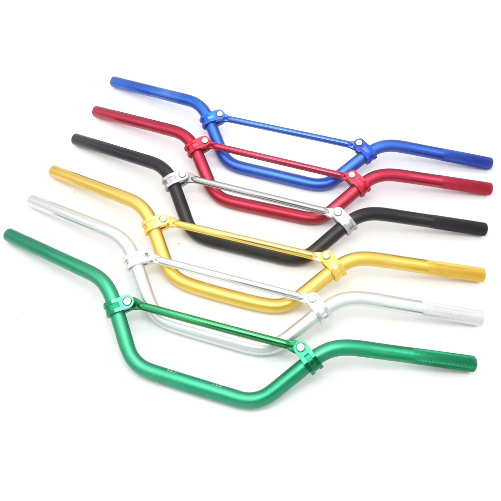 Высококачественный Универсальный руль мотобайка из алюминиевого сплава пескоструйная технология готовая Ручка Бар 76 см 22 мм