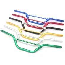 Высококачественный Универсальный руль мотобайка из алюминиевого сплава пескоструйная технология готовая Ручка Бар 76 см 22 мм