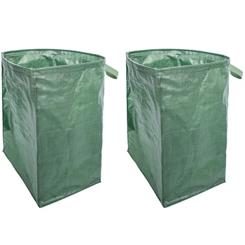 

Multi-Functional Reusable Heavy-Duty Garden Handbag Large-Capacity Garden Deciduous Bag Leaf Bag Gardening Bag 2 Packs