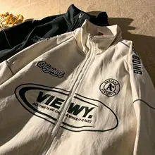 Reflective Jacket Baseball-Uniform Couples Ladies Tops Street-Harajuku Women And Loose