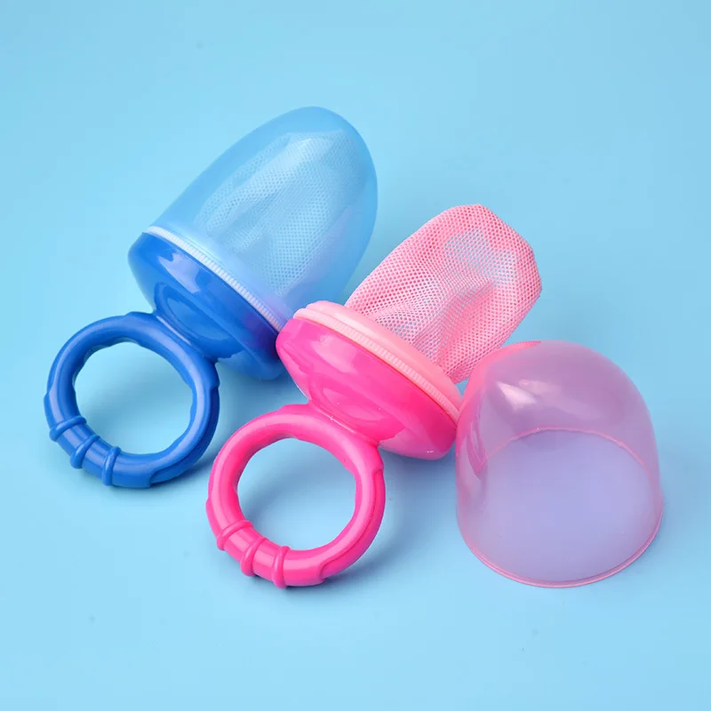 

Baby Pacifiers Feeder Nylon Auxiliary Food Pacifier 4Colors Nimbler Pacifier Clip With Mesh Bag Safety Baby Nipple Pacifier