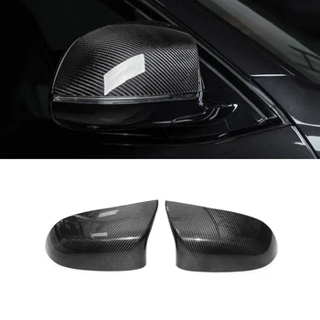 

Car Accessories Carbon Fiber Side Rearview Mirror Frame Cover Replacement Exterior Decoration for BMW X5M X6M F85 F86 2013-2019